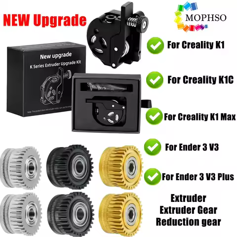 K1C Extruder Metal Gears Ender 3 V3 Gears Ender 3 V3 Plus Accessories All Metal Extruder High Hardne