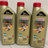 💯ORIGINAL 1.2 L CASTROL 4T POWER 1 [ 10W40 ]  ENGINE OIL MOTOR MINYAK 1.2L & 1.2 LITER