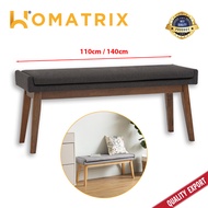 HOMATRIX Bench Cushion Wooden Chair Shoe Bench Bedroom Dining Bench Bangku Meja Makan Kerusi Kasut (