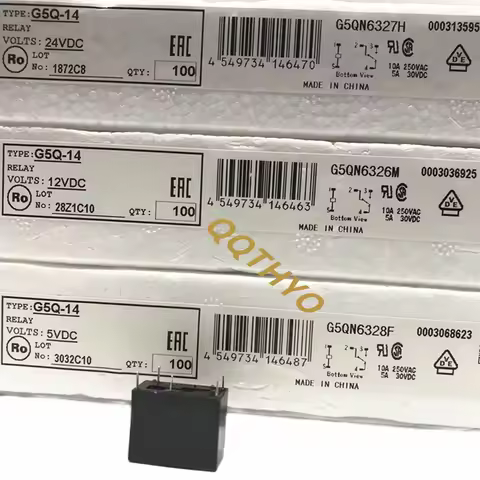 10pcs/lot New original Relay G5Q-14 G5Q-14-5V DC5V G5Q-14-12V DC12V G5Q-14-24V DC24V 5A 5pin alterna