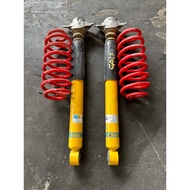 ORIGINAL BILSTEIN Volkswagen Golf MK6 GTI Rear Absorber complete set with Eibach spring