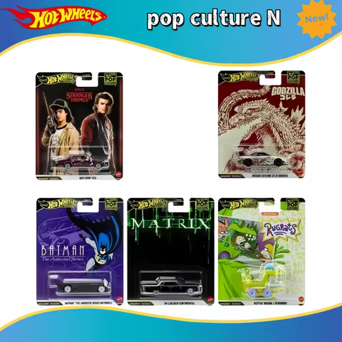 2025 Hot Wheels Entertainment Culture Series 1/64 Nissan Skyline Stranger Things BMW Lincoln Alloy D