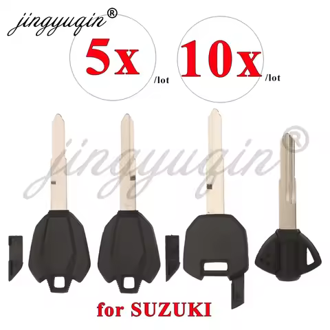 5/10pcs Motorcycle Chip Less Key Shell for Suzuki GSX-R 400 600 650 750 1000 1300 K1/3/4/5/6/7/8/9 G
