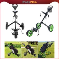 [PETSOLA] Golf Walking Pull Cart Golf Trolley Golfing Cart Foldable, Lightweight Accessories Golf Ba