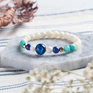 Mizuiro藍手環- 日本沖繩螢石