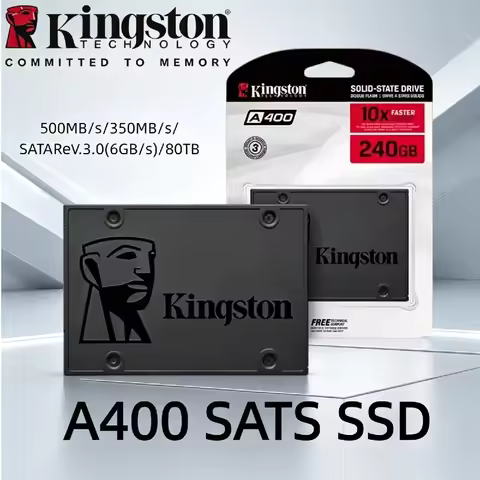 SSD Kingston A400 Upgrade Solid State Drive 2.5" SATA3 120-960GB Large Capacity Storage Disk For Lap