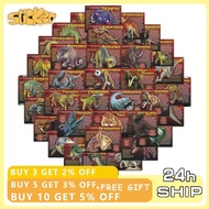 60pcs Prehistoric Extinct Animals Cartoon Sticker Water Bottle Notebook Waterproof Stickers Toy
