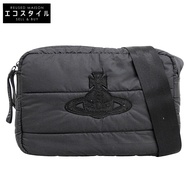 Vivienne Westwood Eiderdown 單肩包，女士，黑色 [二手]