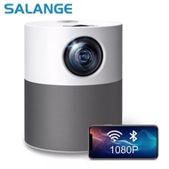 โปรเจคเตอร์ Full HD Salange 1080P Native 1920X1080บลูทูธโฮมเธียเตอร์เครื่องฉายวิดีโอโปรเจ็คเตอร์ LED ขนาดเล็กสำหรับโทรศัพท์บ้าน NickClarag