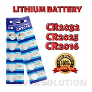 High Quality CR2032/CR2025/CR2016 3V Lithium Battery Button Batteries Cell Coin Watch Batteries