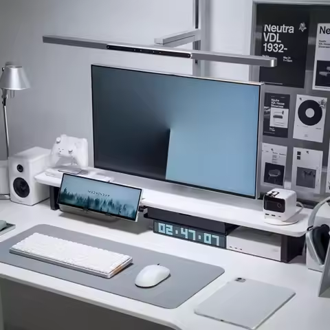 Wooden Z3 Pro Monitor Riser Stand Modular Track Type Monitor Riser Shelf Desktop Computer Storage Ra