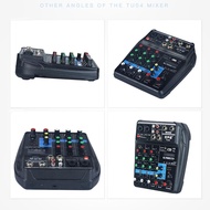 [TyoungSG] 4 Channel USB Audio Mixer Mixing DJ Bluetooth Sound