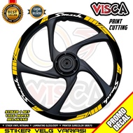 Stiker Velg List Velg Motor Stiker Velg Smash Motif Abstrack