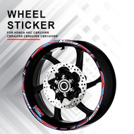For HRC CBR250RR CBR400RR CBR600RR CBR1000RR Motorcycle Rim Sticker Wheel Hub Stripe Tire Decal Tape