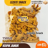 Kripik Jamur Tiram Crispy 150gr Kiloan Murah Enak Gurih / Keripik Jamur Crispy Kiloan Snack Grosir C
