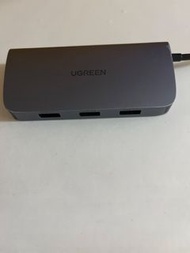 Ugreen 綠联Type-C 扩展塢USB-C 轉HDMI /CM212,  P/N:50771, USB-C 多功能轉換器, 有使用花痕，介意勿投