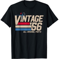 Men's cotton T-shirt Vintage '56 Retro 69th Birthday for Men Dad USA Since 1956 T-Shirt