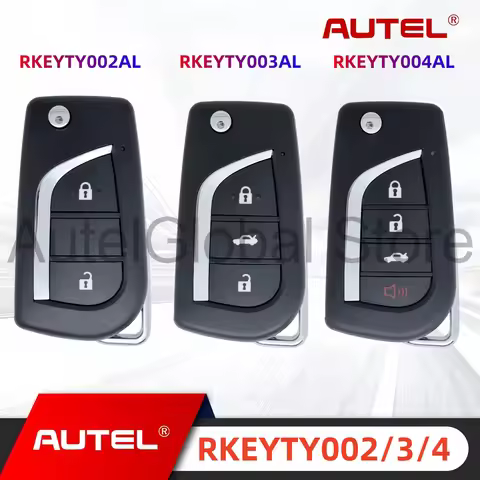 Autel Universal Wired Remote Key RKEYTY002AL RKEYTY003AL RKEYTY004AL For Toyota Type For KM100 XP200
