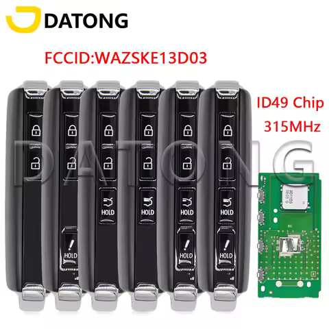 Datong World Car Remote Control Key For Mazda CX-5 CX-9 MIATA MX5 M6 ID49 Hirag-Pro Chip 315MHz FCCI