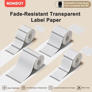 NIIMBOT M2 Transparent Label Stickers, Durable PET Material, Long-Term Preservation No Fading