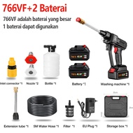 CHIC Cordless jet cleaner tekanan tinggi Mesin cuci mobil dan motor 10 baterai 998V 160bar 35000mah 