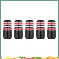 lenachristy 5Pcs Golf Ferrules for 0.355 Tip Irons Shaft Sleeve Adapter Ferrule Golf Iron Club Ferru