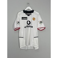 High-quality 2002/03 Manchester United away match at Nystrasse 10 retro jersey