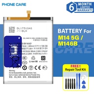 Battery Bateri For Samsung M14 5g M146B Eb-bm146aby (6000mAh)