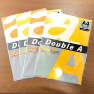 A4 Double A 80g Colored Paper Mixed Colors 25 Sheets