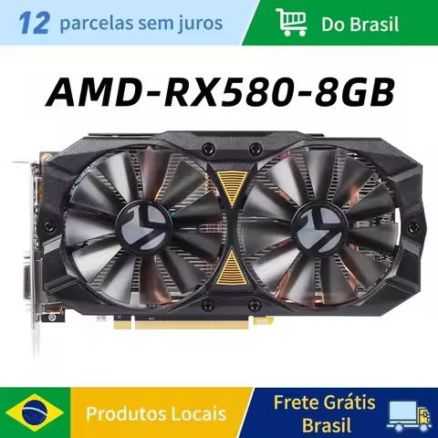 MAXSUM Original RX 580 8GB 2048SP 14NM 256Bit GDDR5 Gaming Card placa de video AMD Radeon RX580 8G P