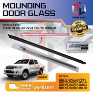 TOYOTA HILUX VIGO KUN25 KUN26 05-15 INNER MOULDING DOOR GLASS SEAL RUBBER OUTER STRIP WINDOW GETAH T