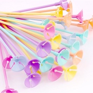 Colorful balloon sticks 1 pcs balloon stem 27cm balloon cup holder random color length 27 cm importe