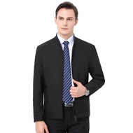 Jacket Men Business Dad Jacket Large Size Middleaged Men Lapel Jacket Men Executive Jacket