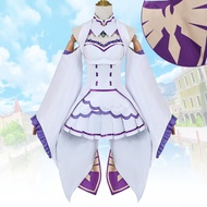 Re:Zero - Starting Life in Another World cosplay Emilia cosplay costume and wig
