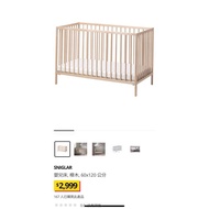 Ikea 嬰兒床sniglar+獨立筒床墊jattetrott 原價6498
