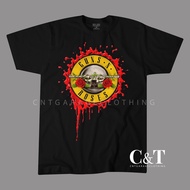 (Free Sticker) GUNS N' ROSES TSHIRT BLACK & WHITE | GNR 153 | TSHIRTS CNTGARAGECLOTHING VINTAGE BAND