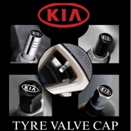 Kia Tyre Valve Cap Kia Tire Valve Cover (4 pcs) .