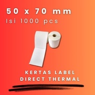 DT 50 X 70 - 1" @1000 - 1 Line CORE 1 INCH 50X70MM 50 X 70 MM 5X7 CM 5 X 7 CM STICKER BARCODE LABEL 