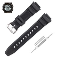 Casio Ae1000 ae1200 ae1100 Ae 1000 1100 1200 18mm rubber strap watch strapTALI