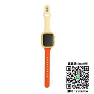 錶帶iserisewatch適用于蘋果手表8表帶iwatch7代apple watch6/se硅膠細表帶新款拼色運動40
