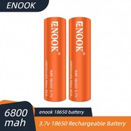 Enook 3.7v 18650 6800mAh 45A lithium rechargeable battery