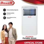 Dowell Portable Aircon PA-09K10 1.0HP Cooling Capacity Air Conditioner 3 Modes Available