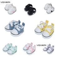 VISHARK  Labubu Doll Leather Shoes, High-top Sneakers Doll Mini Sports Shoes, Labubu Shoes PU Sports