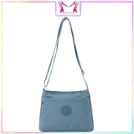 FB2 MINDESA Women Casual Messenger Bag Shoulder Bag Nylon Canvas Waterproof Bag Daily Shoulder Bag