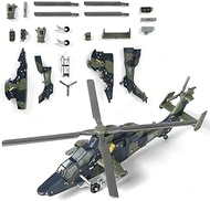 SEBUNAS 1:72 Scale EC-665 Army Helicopter Quick Build Model Kit Plastic Toy Assembly Military Helico