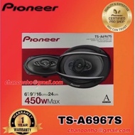 Pioneer TS-A6967S 6" x 9" 4-Way Speaker 90W RMS, 450W Max