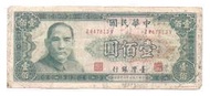 媽媽的私房錢~~民國59年100元舊紙鈔~~Z447813V