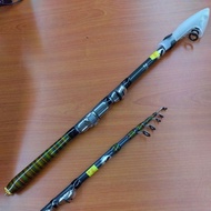 180cm /210cm/240cm Telescopic Rod Joran Pancing Joran Udang Ikan Fishing Rod
