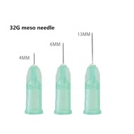 30g 31g 32g 34g 4mm 6mm 13mm Meso Sharp Mesotherapy Medical Facial Injection Hypodermic Needle for S