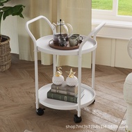 Cross-Border Table Side Mini Mobile Coffee Table Shelf Small Small Table Cart Dining Cart Sofa FTMH